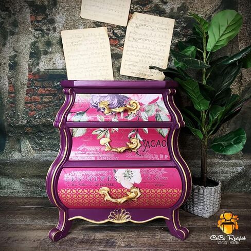 Redesign DÉCOR TRANSFERS® – Imperial Garden Size 44"x30", Cut INTO 6 Sheets 655350635534 Rub on Transfer for Wall or Furniture Decoration in Saudi Arabia