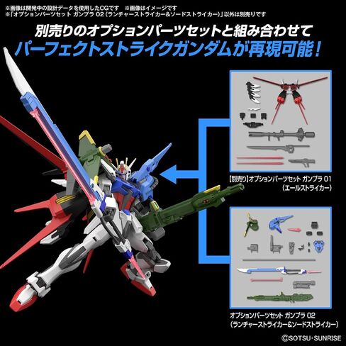 Bandai Hobby - Gundam Seed - #02 Option Parts Set Gunpla 02 (Launcher Striker & Sword Striker), Bandai Spirits Model Kit in Saudi Arabia