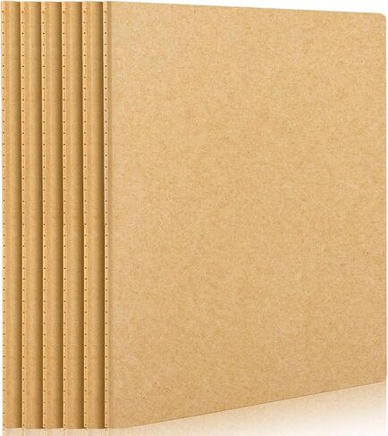 EUSOAR Notebooks College Ruled, 3 Pack A4 11" x 8-1/2", 40 Sheets/ 80 Pages, 100gsm Thick Paper, Notebook Bulk Journal Line Writing Pads, Drawing Sketchbook Subject for Office Business Work Supplies in Kuwait