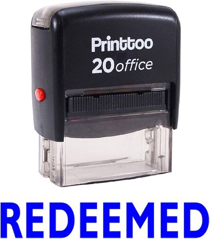 printtoo استبدلت أنيج طوابع مطاطية طوابع ثابتة ختم مخصص الأزرق in Kuwait