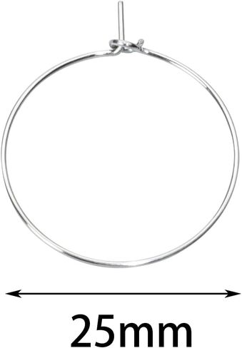 Tupalizy 100PCS Wine Glass Charm Rings Earrings Findings Beading Hoops Open Jump Rings for Jewelry Making DIY Bead Crafts Projects Wedding Christmas Birthday Party Festival Supplies (20mm, Gold) in Kuwait