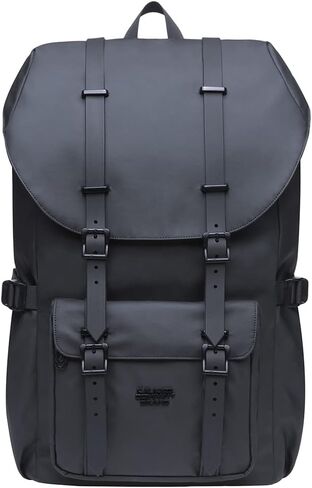 KAUKKO Laptop Outdoor Backpack Traveling Rucksack Fits 15.6 Inch (5-8-Black) in Kuwait