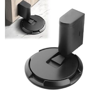 Magnetic Door Stopper, 2024 Upgrade Punch-Free Mechanical Silent Floor Door Stop,Magnetic Door Stoppers for Bottom of Door,Adjustable Floor Door Stopper No Drill with Adhesive (Nickel)