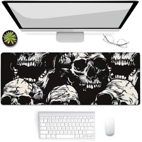 Gaming Mouse Pad, Mouse Pad, Desk Mat, Non-Slip Rubber Base MousePads for Computers Laptop Office School Home Accessories Decor 31.5" x 11.8"，German Shepherd Dog