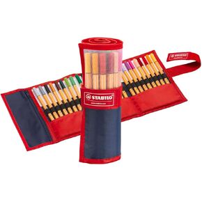 STABILO Fineliner point 88 - Rollerset of 25 - Assorted Colors in Kuwait