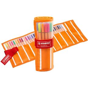 STABILO Fineliner point 88 - Rollerset of 25 - Assorted Colors