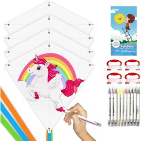 Diamond Kites for Kids Adults Easy to Fly, Beginner Kite for Toddlers Ages 3-5, Kids Kite Pack for Boys and Girls,Beach Kites for Outdoor Activities & Family Trip