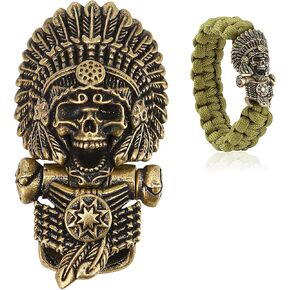 Brass Paracord Buckles Shackles, Paracord Bracelet Buckle Lock for EDC Braided Rope Antique Bronze DIY Crafts Accessories Making