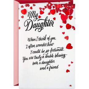 Hallmark Valentines Day Card for Daughter (Daughter and Friend)