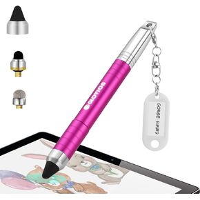 القلم القلم لأجهزة iPad iPhone capacitive المصمم مع الغطاء المغناطيسي ، شاشات اللمس أقلام القلم للأجهزة اللوحية للأطفال جميع أجهزة شاشة اللمس - أسود