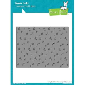 Lawn Cuts Custom Craft Die-Rainy Backdrop: Landscape