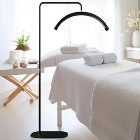 28 inch Lash Light for Eyelash Tech, Arched Eyelash Extensions LED Lamp, Half Moon Light, Esthetician Eyelashes LED Light, Lashing Light for Tattoo, Beauty, Microblading, Content Creation