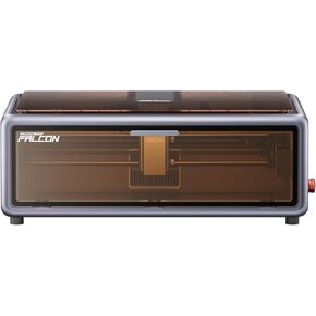 Creality Falcon A1 10W Laser Engraver, 80W Powerful Output, Fully Enclosed, 600mm/s Speed, HD Camera Auto Positioning, Pre-Assembled&Smart Material Recognition, Ideal for Wood & Metal, Class 1 Safety
