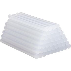 H&S Hot Glue Sticks for Glue Gun - 50 pcs - 7mm x 100mm Resin EVA Hot Melt Stick - Clear Adhesive for Arts & Crafts in Kuwait