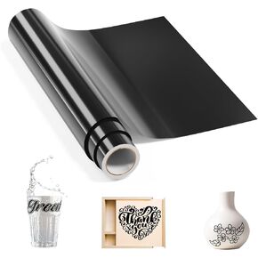 Matte Gray Permanent Vinyl, 12" x 10 FT Adhesive Vinyl for Cricut Machine, Removable Vinyl for DIY Wall Stickers, Car Decals, Weddings, Parties, Mugs, Notebooks