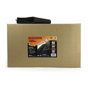 Quick Dam QD65-26 Water-Activated Flood Barriers, 26 Pack, Black