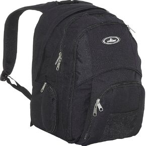 Everest Luggage Laptop Computer Backpack, Charcoal/Black, Charcoal/Black, One Size