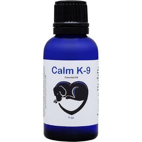 Calm K-9 Calming Essential Oil - Natural Stress Relief & Anxiety Relief for Dogs - Drug-Free Calming Solution