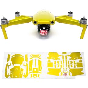 Wrapgrade Main Unit Skin Compatible with DJI Mavic Air 2 (NEON Orange)