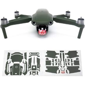 Wrapgrade Main Unit Skin Compatible with DJI Mavic Air 2 (NEON Orange) in Kuwait