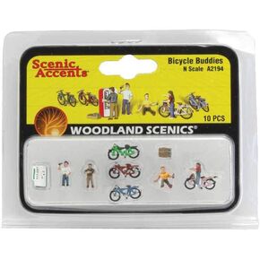 Woodland Scenics A2194 Bicycle Buddies N WOOU2194