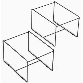 Hanging File Folder Frame Letter Size,10" H,Height Dot Not Fit All Filing Cabinet Drawer,Desk Hanging File Folders Organizer Holder,Metal,Black