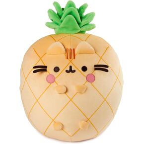 GUND Pusheen Strawberry Scented Squisheen Plush, Squishy Toy Stuffed Animal for Ages 8 and Up, Pink, 11"