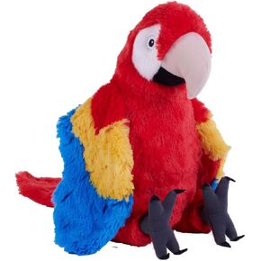 Wild Republic Cuddlekins Eco Scarlet Macaw, Stuffed Animal, 12 Inches, Plush Toy, Fill is Spun Recycled Water Bottles, Eco Friendly