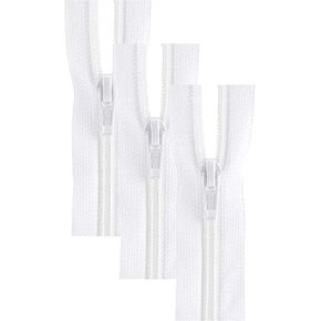 Coats Thread & Zippers F7207-WHT All-Purpose Plastic Zipper, 7", White, 1 Count (Pack of 1)