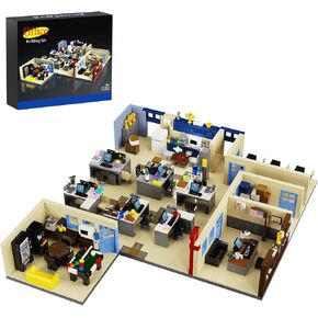 The Nine-Nine Precinct Building Set, B99 TV Series Blocks Collectable Set Compatible with Lego for Adults & Fans, Gift for Office Model Merchandise (1313 Pieces)