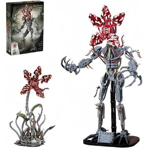 2 in 1 Horror Monster Movie Toy Set，Stranger Demogorgon Building Blocks Kits，Scream Things Gift for Friends，Compatible with Lego for Adult，858 Pcs