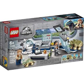 LEGO Jurassic World Dr. Wu's Lab: Baby Dinosaurs Breakout 75939 Fun Dinosaur Toy Building Kit, Featuring Owen Grady, Plus Baby Triceratops and Ankylosaurus Toy Dinosaur Figures (164 Pieces)