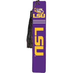 LSU Tigers Wooden Bookmark with Tassel Officially Licensed Collegiate Product Single