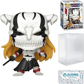 Funko Pop! Animation Special Edition GITD Chase - Bleach: Fully-Hollowfied Ichigo #1104 - Vasto Lorde Kurosaki Exclusive 3-Piece Bundle with Heavy Duty Sorter and Pop Protector - 61010
