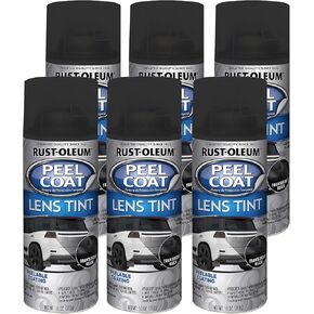 Rust-Oleum 297622 Peel Coat Spray Paint, 10 oz, Translucent Black (Pack of 1)