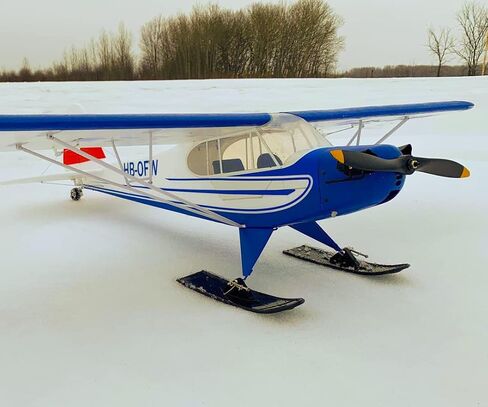 Du-Bro 825 Black Snowbird Skis ، Main in Kuwait
