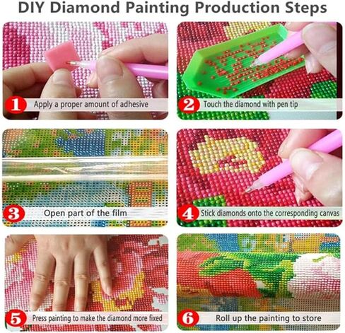 زخارف اللوحة الماس F -Canlan 5D - تقويم عباد الشمس سطح المكتب Diamond Art Painting by Numbers Flowers Talendar Decortop Diamond Art Kits for Room Decor (19x18 cm) in Kuwait