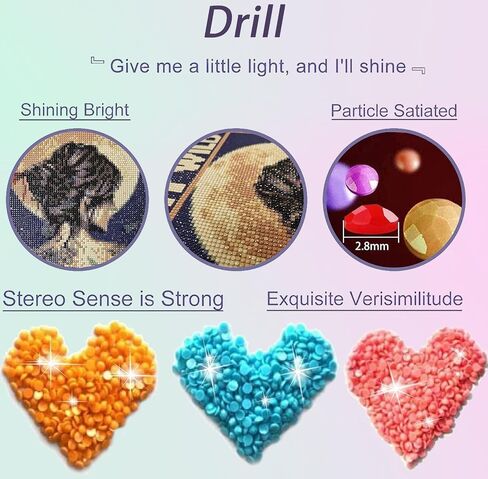 AIBOERL Bohemia Diamond Painting Kits for Adults,Diamond Painting Kits 5D Diamond Art Kits,Full Drill DIY Crafts Diamond Painting Kit Adult for Home Decor Gift Diamond Dots[11.8x15.7inch] in Saudi Arabia