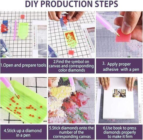 AIBOERL Bohemia Diamond Painting Kits for Adults,Diamond Painting Kits 5D Diamond Art Kits,Full Drill DIY Crafts Diamond Painting Kit Adult for Home Decor Gift Diamond Dots[11.8x15.7inch] in Saudi Arabia
