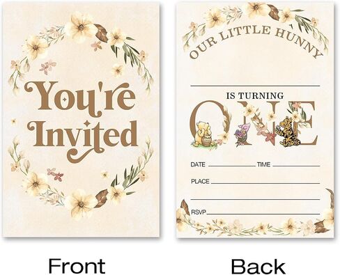 Pooh Bear Baby Shower Invitations Pooh Bear Baby Boy Shower Invitations, 20 Invites with Envelopes in Kuwait