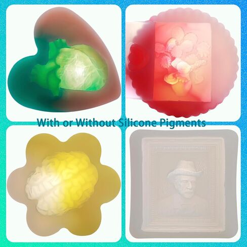 BBDINO Silicone Mold Making Kit Super Elastic Liquid Silicone for Mold Making 70.6 oz, Fast Cure Soft Mold Making Silicone Rubber for Casting Resin Molds/Silicone Molds/Jewelry Molds/Soap Molds in Kuwait