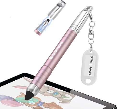 Stylus Pen for ipad iPhone Capacitive Stylist with Magnetic Cap, Touch Screens Stylus Pens for Kids Tablets All Touch Screen Devices - Black in Saudi Arabia