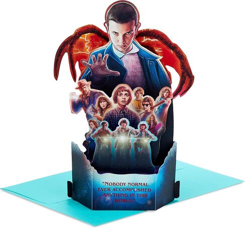 ورقة هولمارك Wonder Stranger Things Things POPT (عيد ميلاد ، تشجيع ، بطاقة الصداقة) in Saudi Arabia