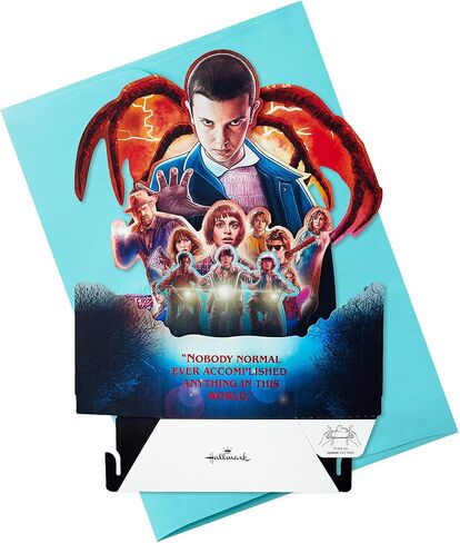 ورقة هولمارك Wonder Stranger Things Things POPT (عيد ميلاد ، تشجيع ، بطاقة الصداقة) in Saudi Arabia