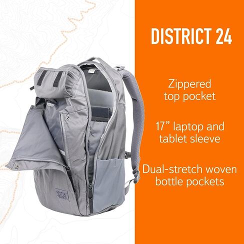 Mystery Ranch District Pro – Everyday Outdoor Use Travel Pack, Black in Saudi Arabia
