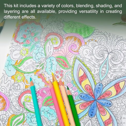 M&G 12 Colors Colored Pencils Set, 12pcs Oil Based Drawing Color Pencil Art Supplies for Beginner Adult Coloring Book Gifts with Green Pencil Holder in Saudi Arabia