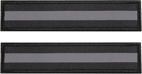 YOKIVE 2 Pcs Reflective Safety Patches, Hook and Loop Fastener Safety Mark Appliques, Great for Outdoor, Night, Daily Use (Green, 1x6-Inch) in Saudi Arabia