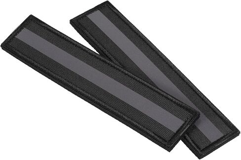 YOKIVE 2 Pcs Reflective Safety Patches, Hook and Loop Fastener Safety Mark Appliques, Great for Outdoor, Night, Daily Use (Green, 1x6-Inch) in Saudi Arabia