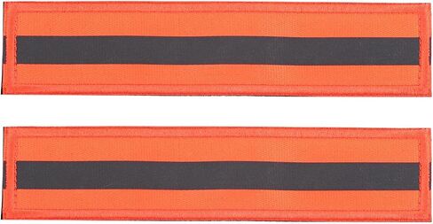 YOKIVE 2 Pcs Reflective Safety Patches, Hook and Loop Fastener Safety Mark Appliques, Great for Outdoor, Night, Daily Use (Green, 1x6-Inch) in Saudi Arabia
