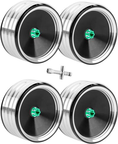 Metal 1.9 "Beadlock RC Wheels for 1/10 TRX4 AXIA1 SCX10 III 90446 D90 RC Crawler ، alloy 1.9 Beadlock Wheels 1.9 Beadlock Rim ، 4pcs ، Black in Saudi Arabia